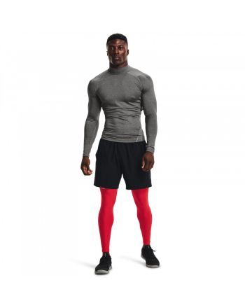 Men's HeatGear® Mock Long Sleeve  - 2 buty zapaśnicze ubrania kostiumy