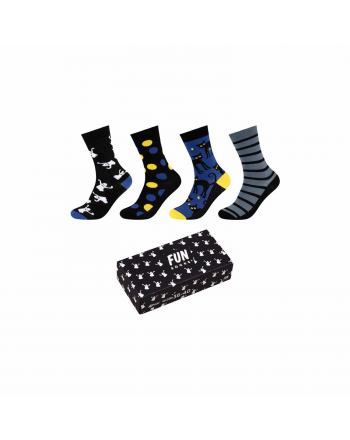 Skarpety FUNSOCKS UNISEX HALLOWEEN SOCKS BOX 4P  - 1 buty zapaśnicze ubrania kostiumy