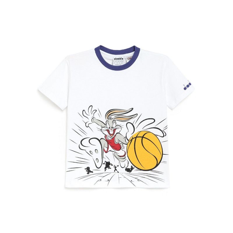 Koszulka dziecięca DIADORA JU.T-SHIRT SS WB  - 1 buty zapaśnicze ubrania kostiumy
