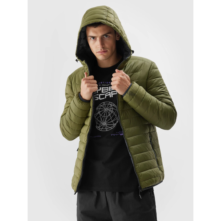 Men's reversible down jacket 4F 4F - 8 buty zapaśnicze ubrania kostiumy