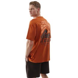 Men's oversize T-shirt with 4F print 4F - 1 buty zapaśnicze ubrania kostiumy