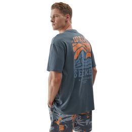 Men's oversize T-shirt with 4F print 4F - 1 buty zapaśnicze ubrania kostiumy