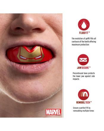 SAFEJAWZ MARVEL IRON-MAN  - 3 buty zapaśnicze ubrania kostiumy