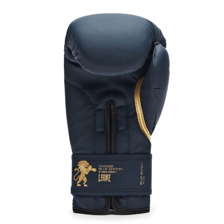 BOXING GLOVES Leone1947- BLUE EDITION  - 3 buty zapaśnicze ubrania kostiumy