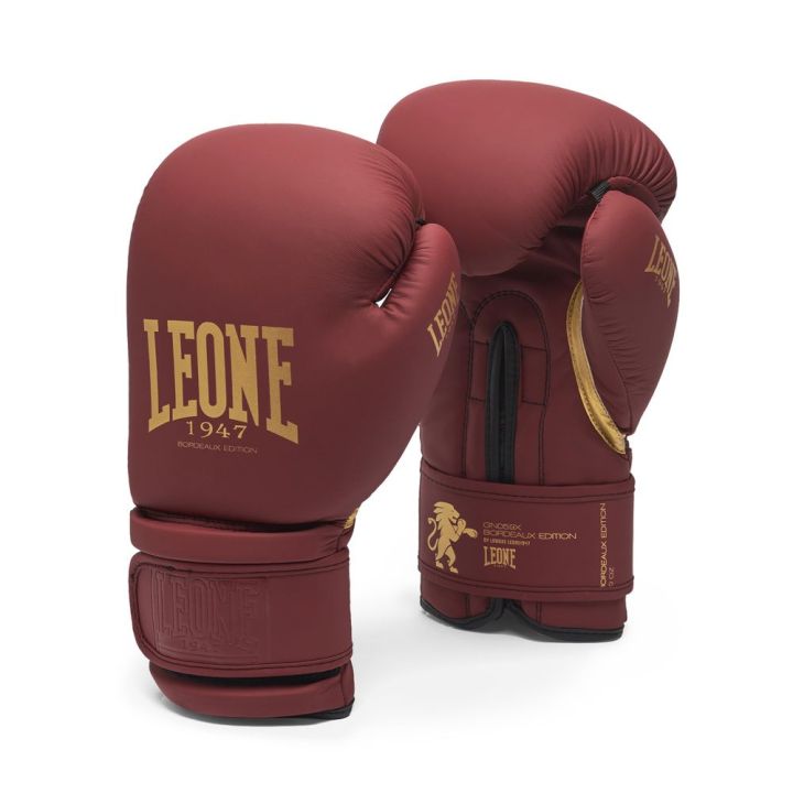 BOXING GLOVES Leone1947-BORDEAUX EDITION  - 1 buty zapaśnicze ubrania kostiumy