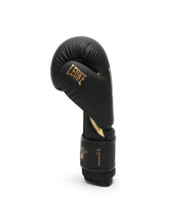 Rękawice bokserskie Leone1947 - BLACK&GOLD  - 5 buty zapaśnicze ubrania kostiumy