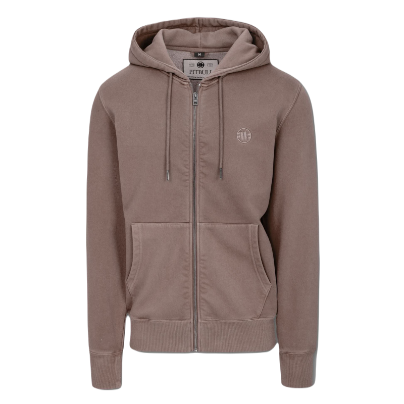 Bluza męska rozpinana z kapturem Washed Lancaster II PIT BULL WEST COAST - 1 buty zapaśnicze ubrania kostiumy