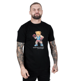 Koszulka bawełniana -Boxing Bear  - 1 buty zapaśnicze ubrania kostiumy