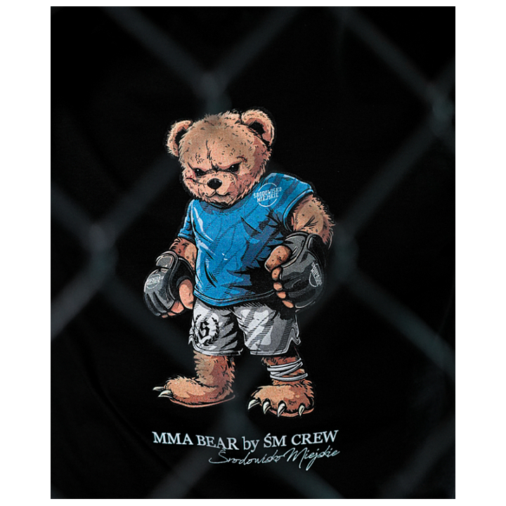 Koszulka bawełniana -MMA Bear  - 3 buty zapaśnicze ubrania kostiumy