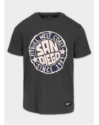 Men's T-shirt - SAN DIEGO PIT BULL PIT BULL WEST COAST - 2 buty zapaśnicze ubrania kostiumy