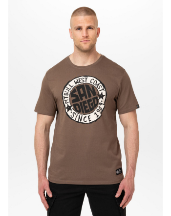 Men's T-shirt - SAN DIEGO  PIT BULL PIT BULL WEST COAST - 4 buty zapaśnicze ubrania kostiumy