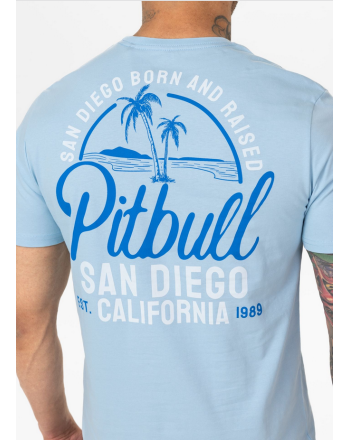 Koszulka męska SAN DIEGO BORN PIT BULL  - 4 buty zapaśnicze ubrania kostiumy