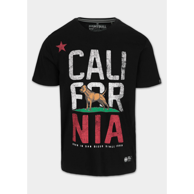 T-shirt - CALIFORNIA PIT BULL PIT BULL WEST COAST - 2 buty zapaśnicze ubrania kostiumy
