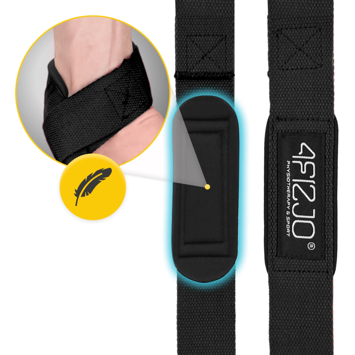 Paski treningowe do martwego ciągu Deadlift Straps  - 3 buty zapaśnicze ubrania kostiumy