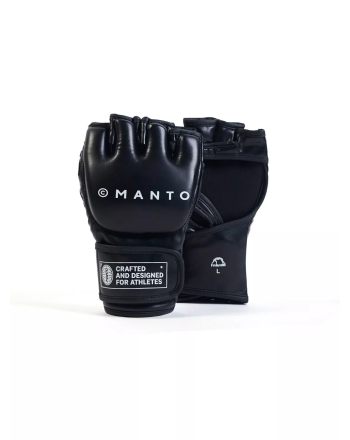 RĘKAWICE DO MMA MANTO IMPACT CZARNE  - 1 buty zapaśnicze ubrania kostiumy