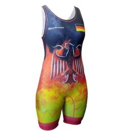 Wrestling singlets -Berkner WOMEN GERMANY Berkner - 1 buty zapaśnicze ubrania kostiumy