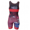 Wrestling singlets -Berkner WOMEN NETHERLANDS Berkner - 3 buty zapaśnicze ubrania kostiumy
