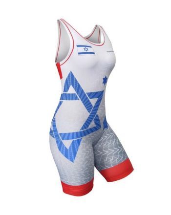 Kostium zapaśniczy -Berkner WOMEN ISRAEL Berkner - 1 buty zapaśnicze ubrania kostiumy