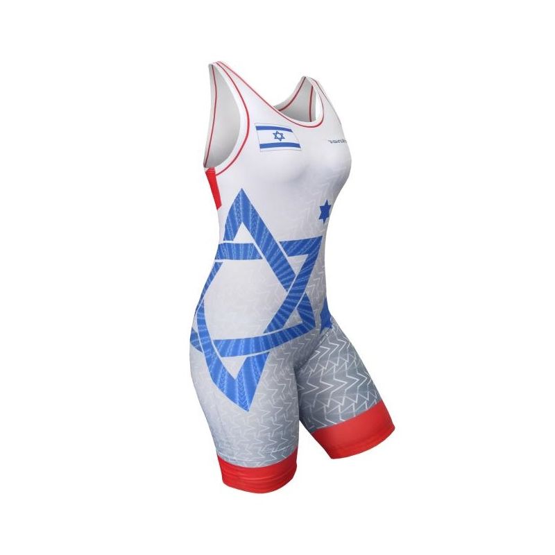Kostium zapaśniczy -Berkner WOMEN ISRAEL Berkner - 1 buty zapaśnicze ubrania kostiumy