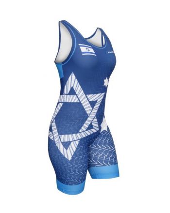 Kostium zapaśniczy -Berkner WOMEN ISRAEL Berkner - 1 buty zapaśnicze ubrania kostiumy
