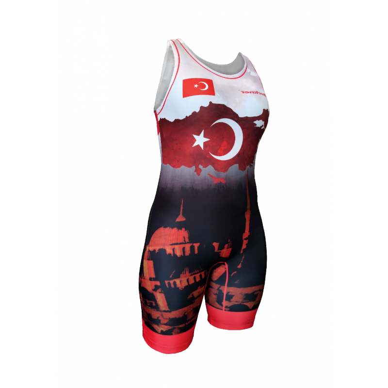 Kostium zapaśniczy -Berkner WOMEN Turkey Berkner - 1 buty zapaśnicze ubrania kostiumy