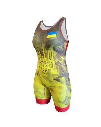 Kostium zapaśniczy -Berkner WOMEN UKRAINE Berkner - 1 buty zapaśnicze ubrania kostiumy