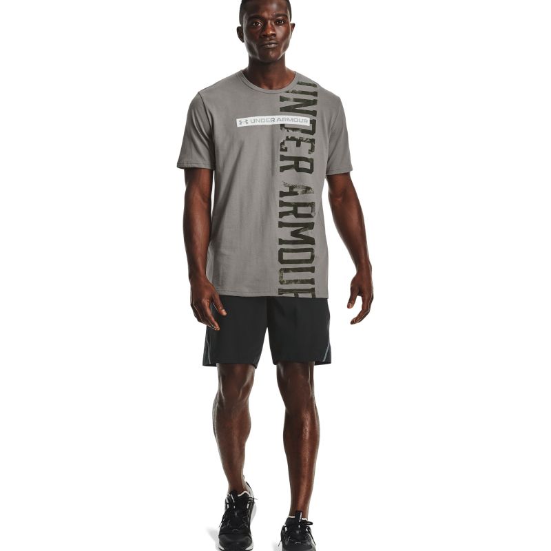 Under Armour VERTICAL SIGNATURE SS  - 1 buty zapaśnicze ubrania kostiumy