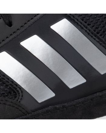 Buty zapaśnicze Adidas Combat Speed 5 BA8007 - Czarne/Srebrne 2