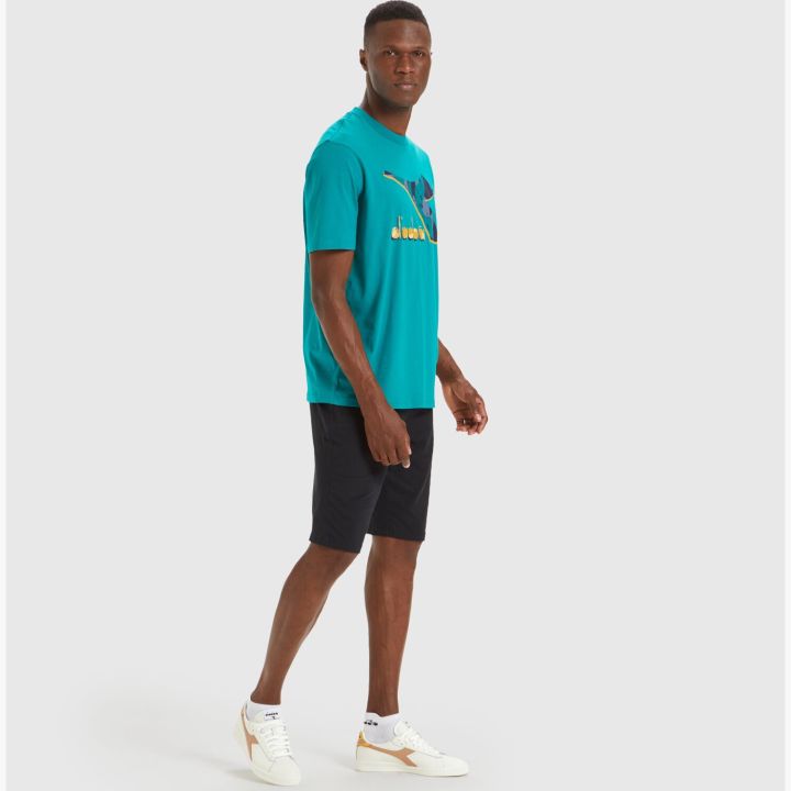 T-SHIRT SPORTOWY DIADORA SS SHIELD DIADORA turkusowy  2