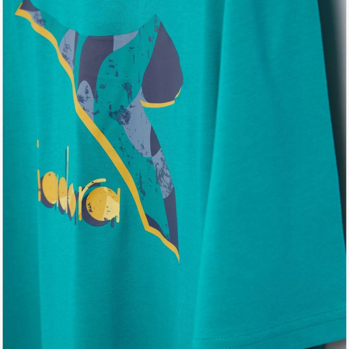 T-SHIRT SPORTOWY DIADORA SS SHIELD DIADORA turkusowy 4