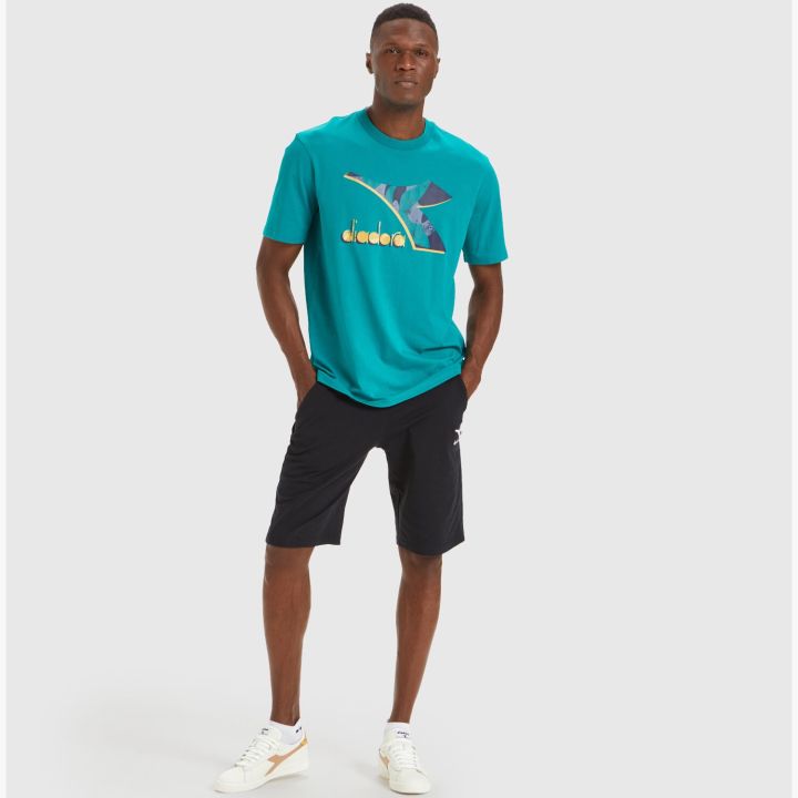 T-SHIRT SPORTOWY DIADORA SS SHIELD DIADORA turkusowy  3